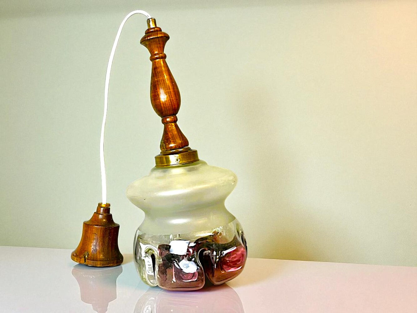 Mazzega style hanging lamp