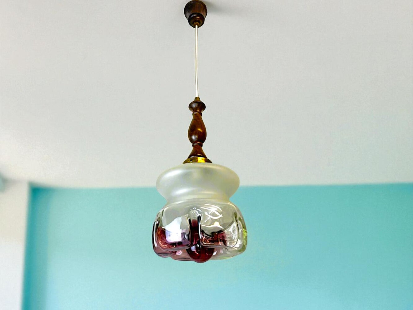 Mazzega style hanging lamp