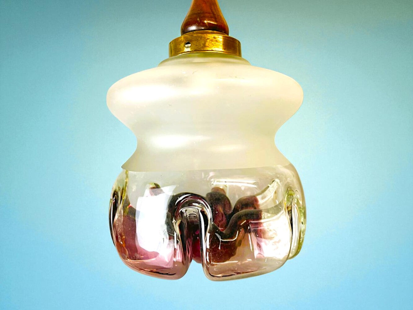 Mazzega style hanging lamp