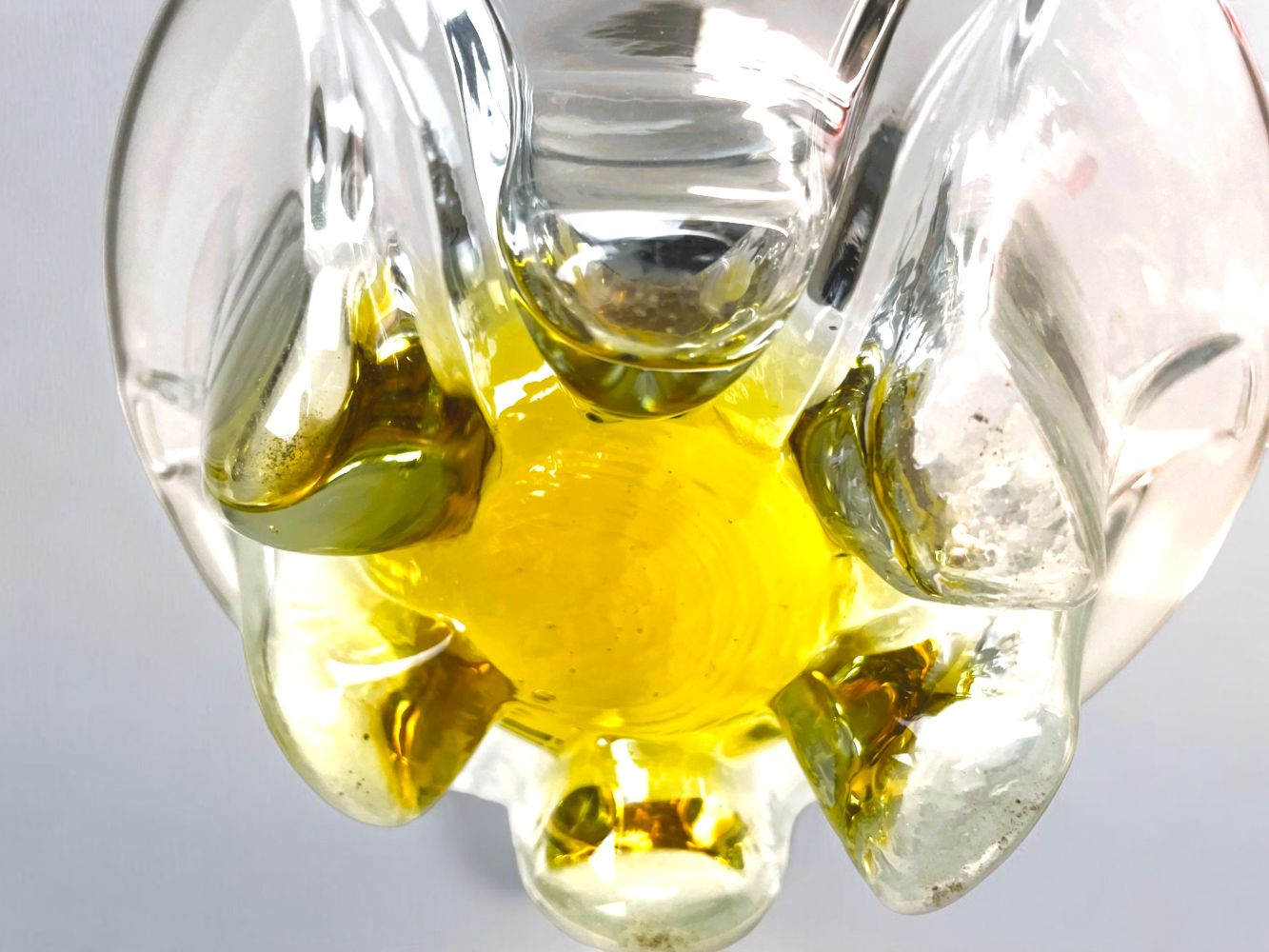 Art glass pendant light