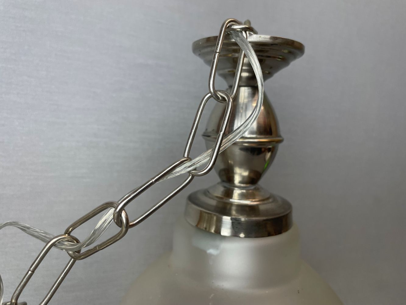 Art glass pendant light