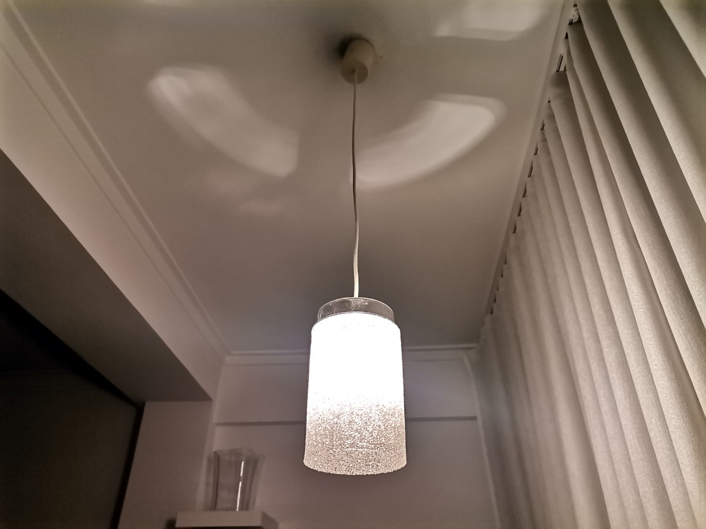 Retro bedroom pendant light