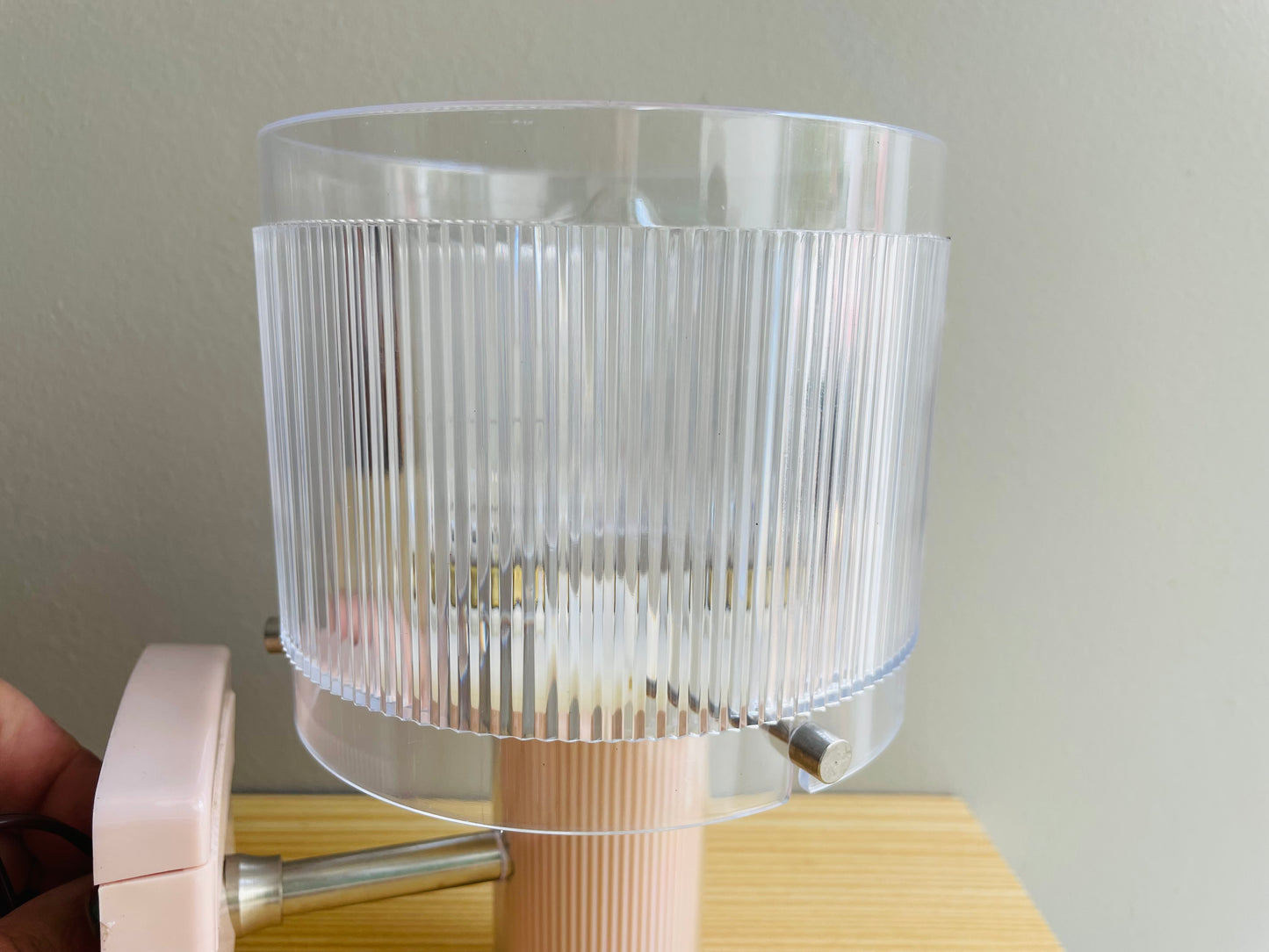Pink wall sconce lamp