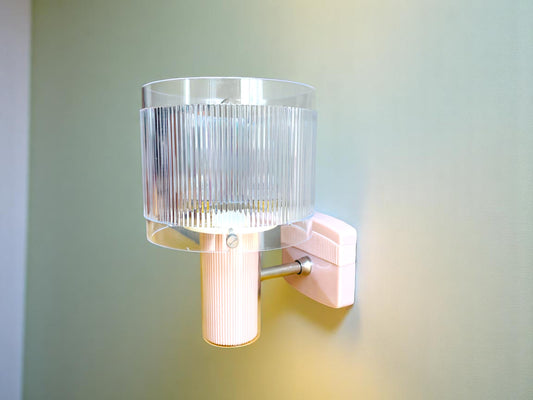 Pink wall sconce lamp