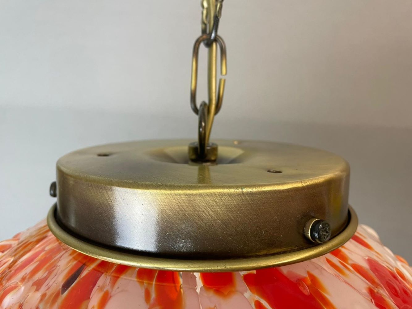 Red Murano chandelier