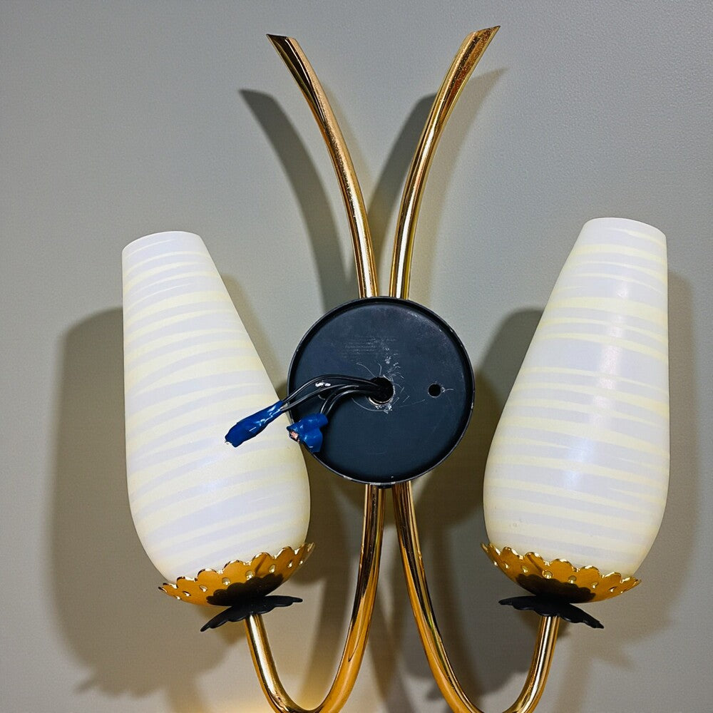 Mid Century Modern Double Wall Sconce