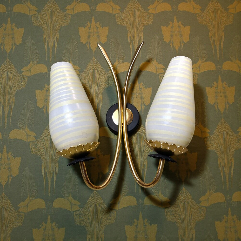 Mid Century Modern Double Wall Sconce