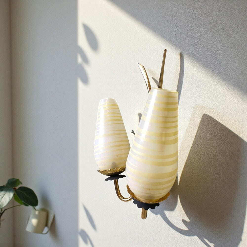 Mid Century Modern Double Wall Sconce