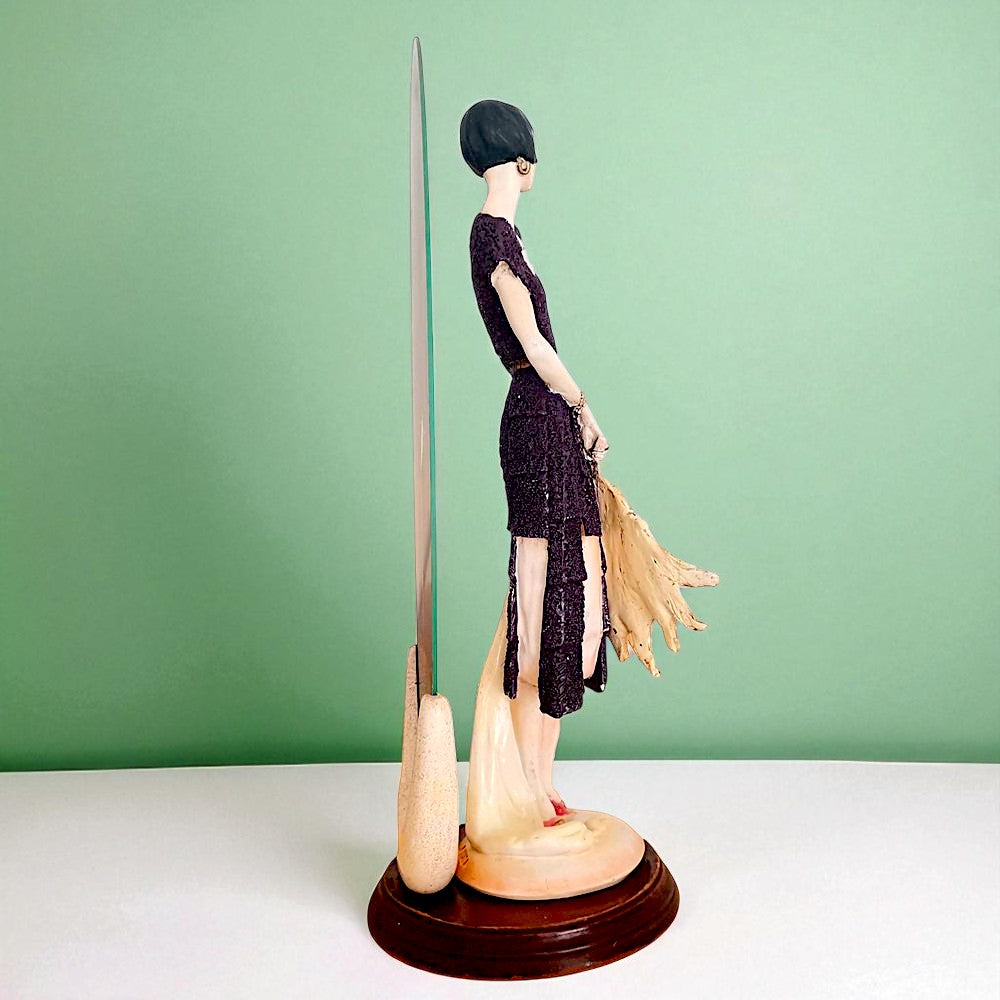 Lady with Fan in style of Giuseppe Armani