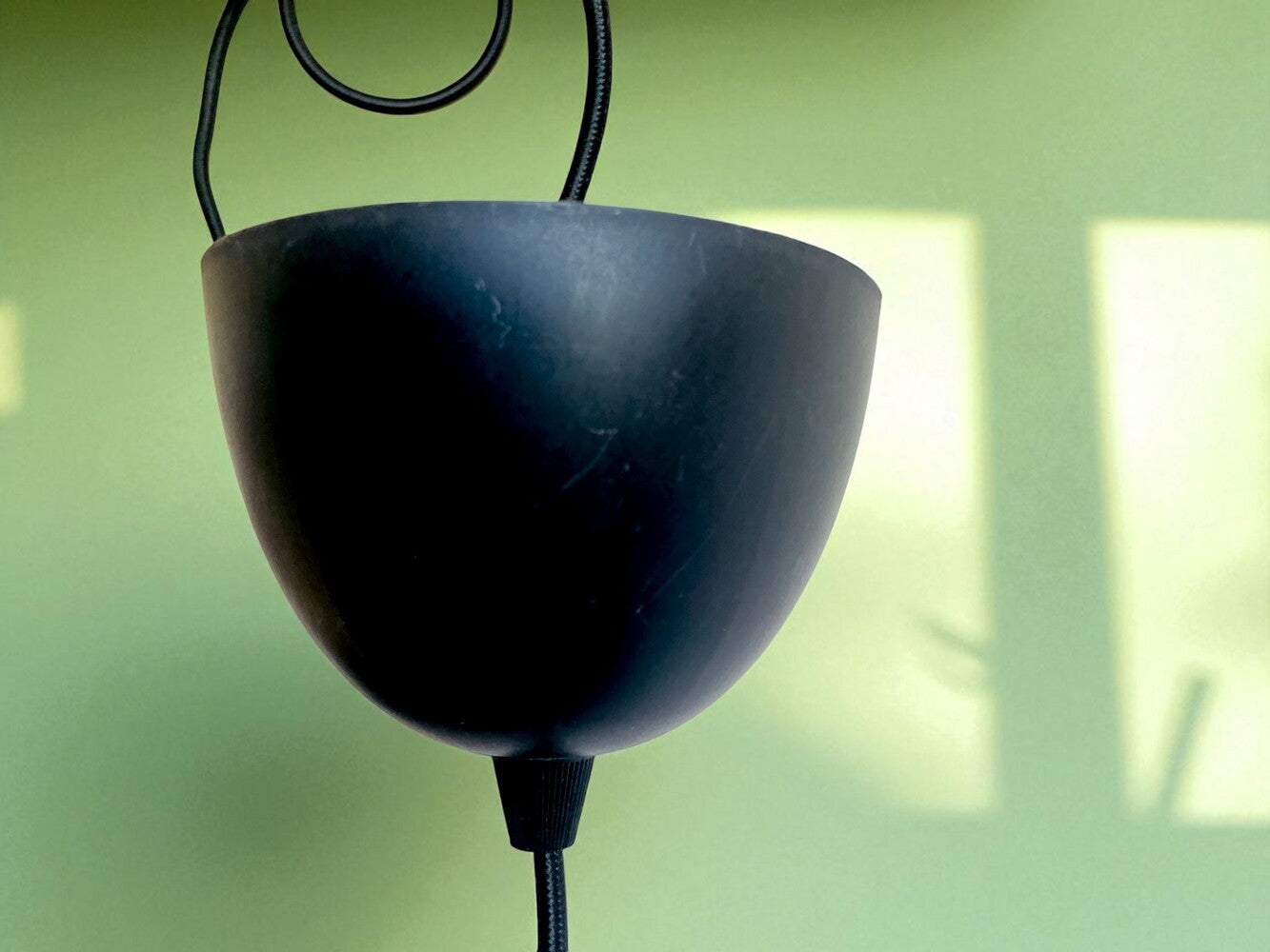 Black Wood Pendant