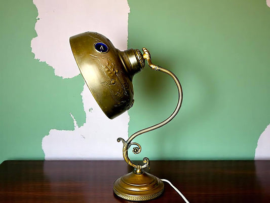 Brass table lamp