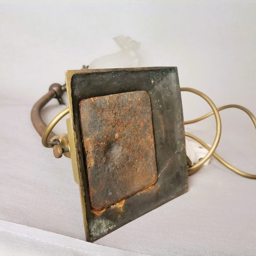 Brass Art Nouveau Table Lamp