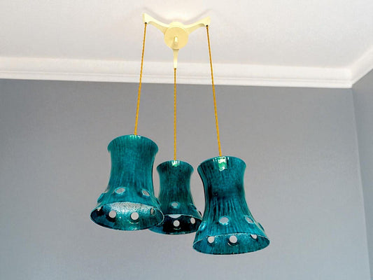 Metal Cascading Chandelier