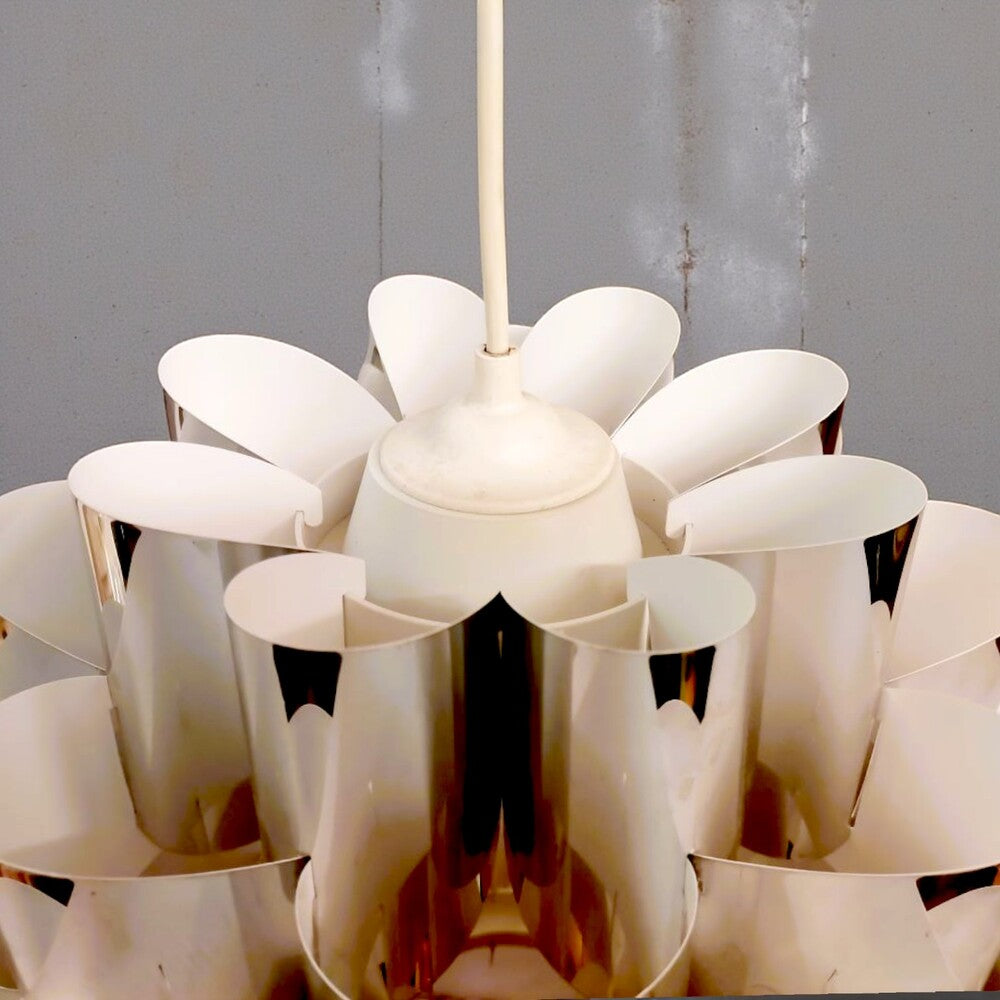 Silver Danish Modern lamp