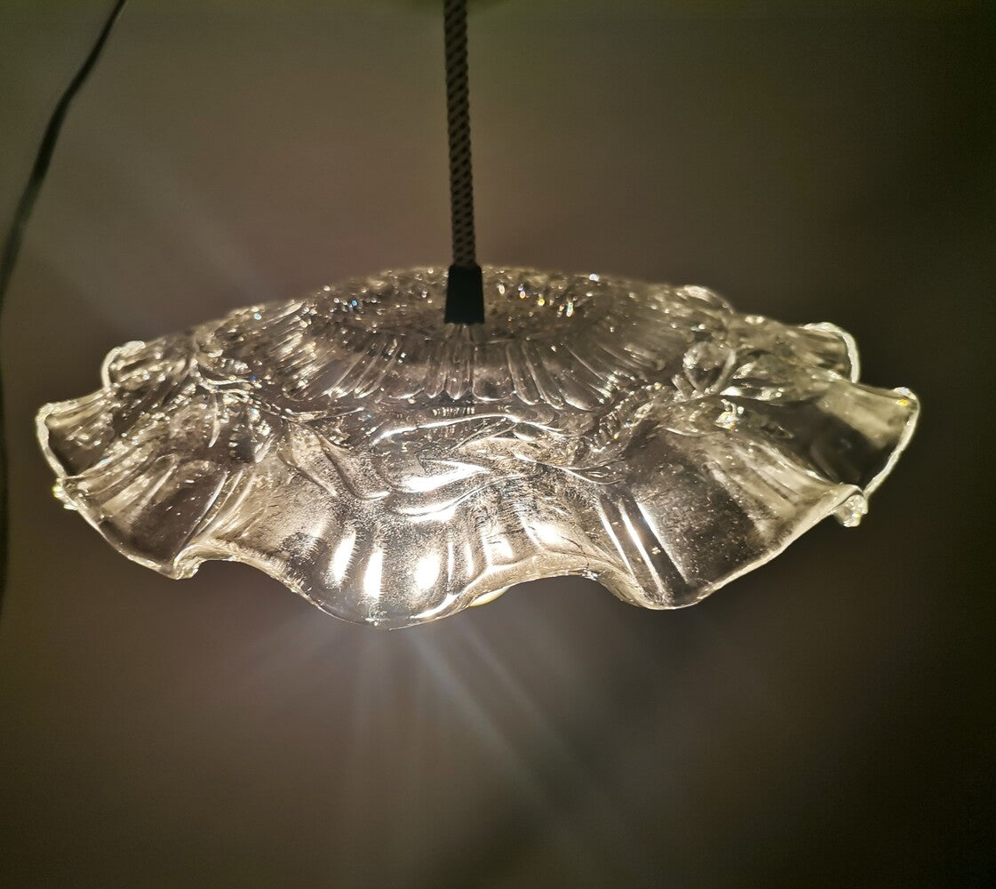 Farmhouse glass pendant light
