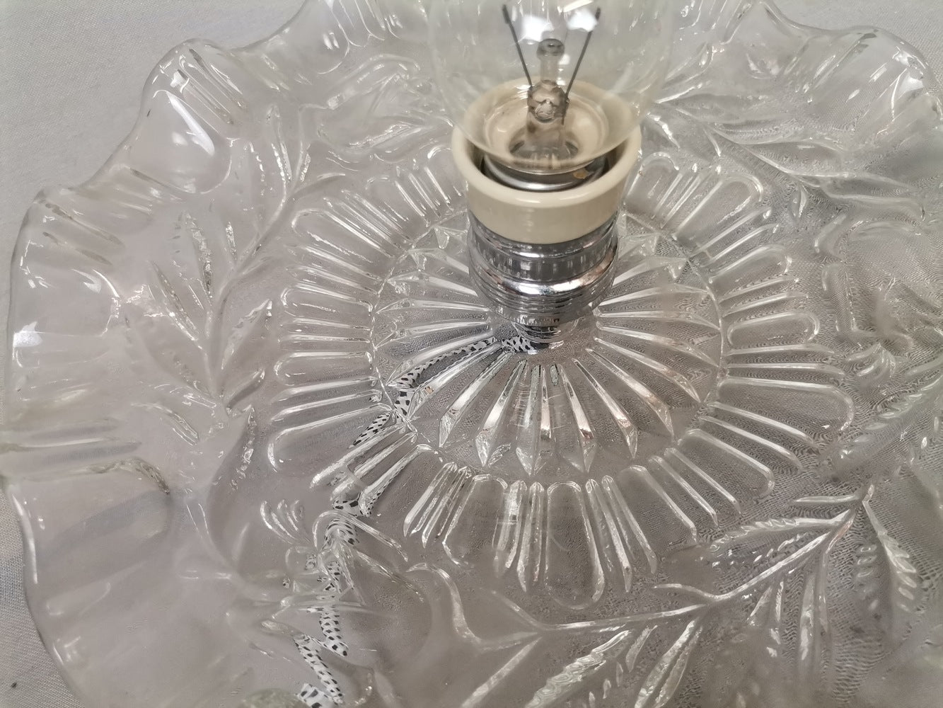 Farmhouse glass pendant light