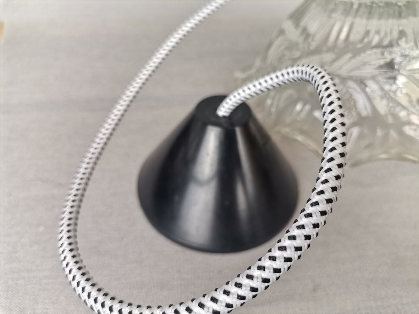 Farmhouse glass pendant light