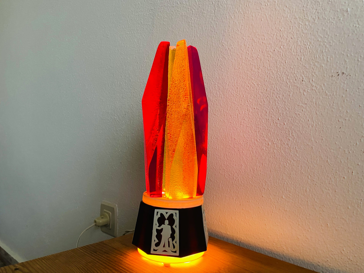 Flame Table Lamp from USSR