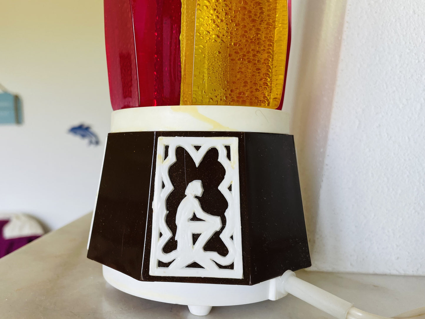 Flame Table Lamp from USSR