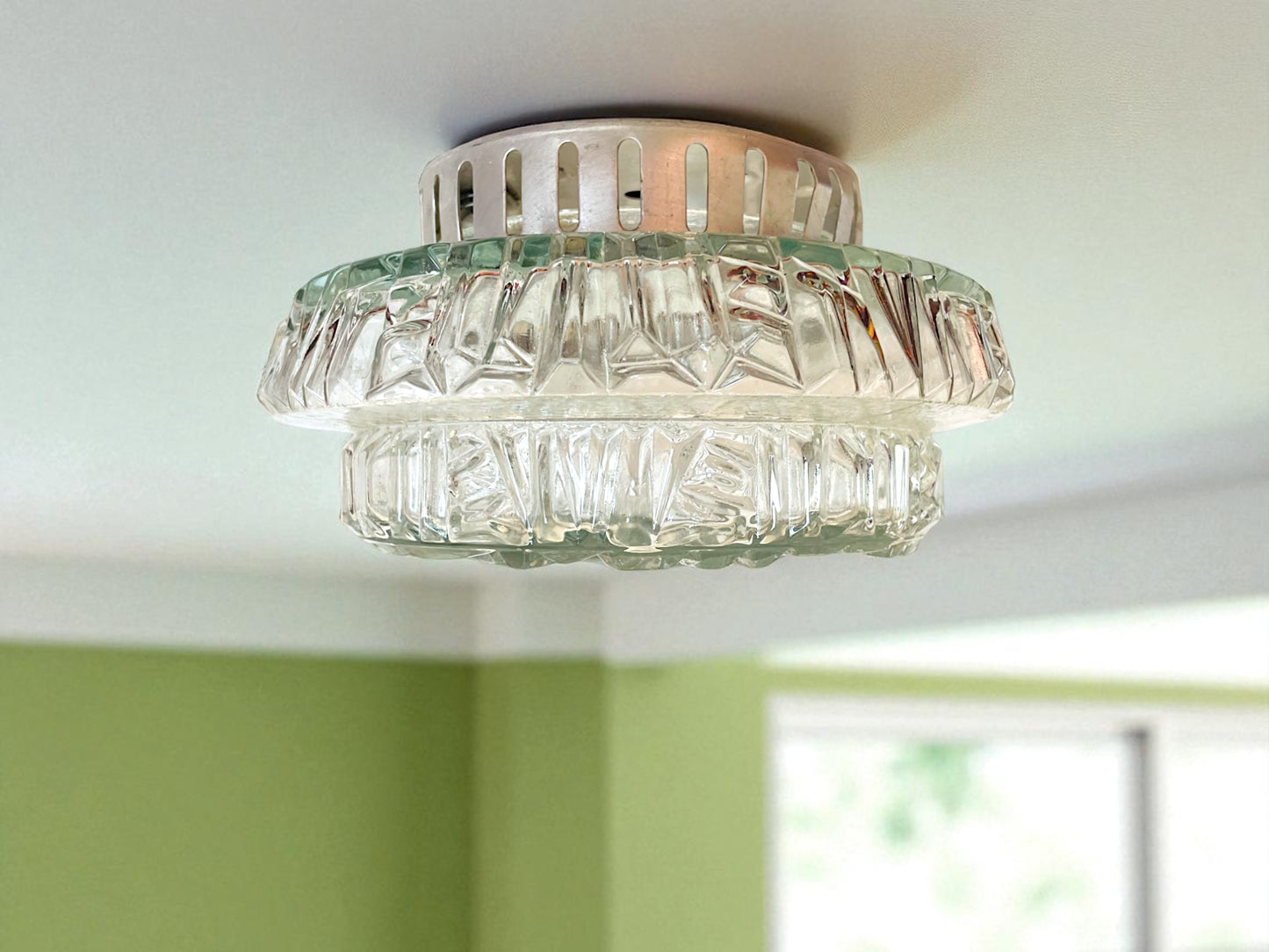 Glass Flush Mount Light