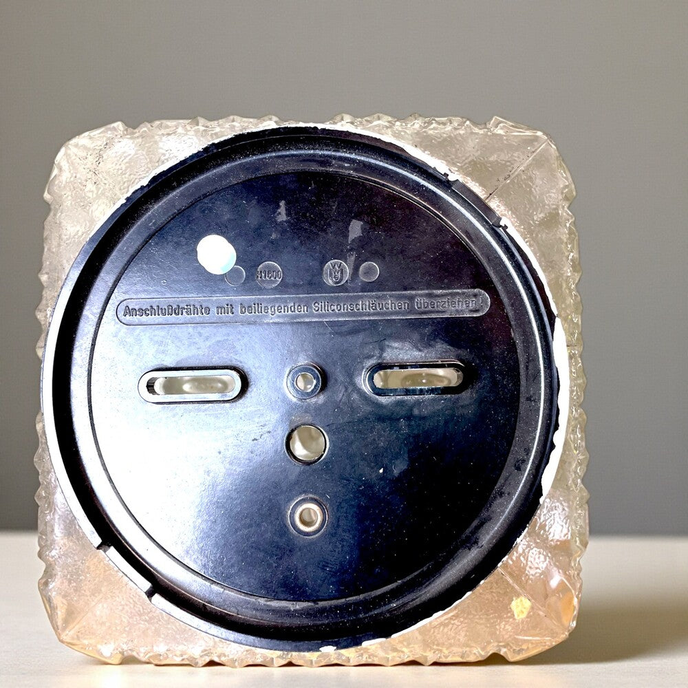 Square Glass Flush Mount Light