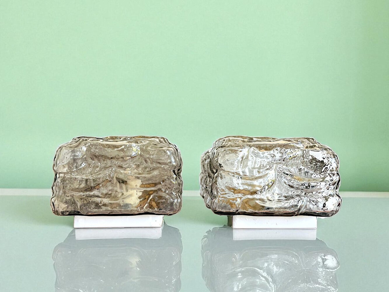 Pair of flush mount lights