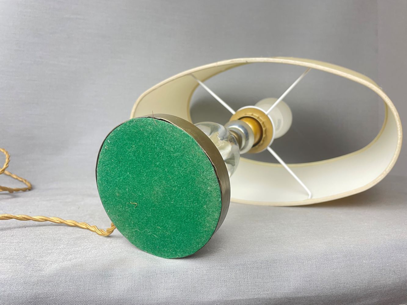 Hollywood Regency style Brass Lamp