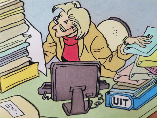 Signed poster by Theo van den Boogaard