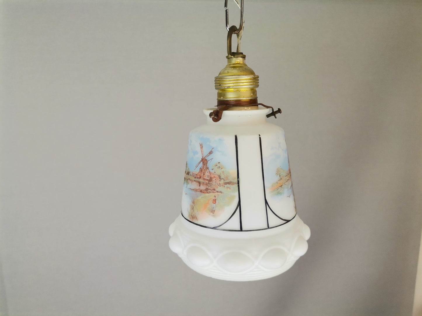 Dutch bell pendant lamp
