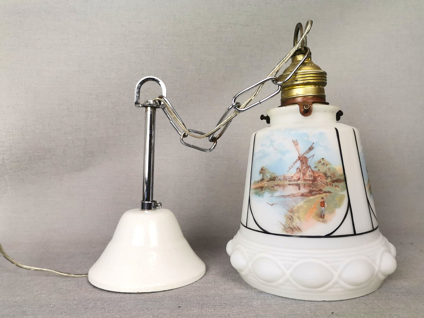 Dutch bell pendant lamp