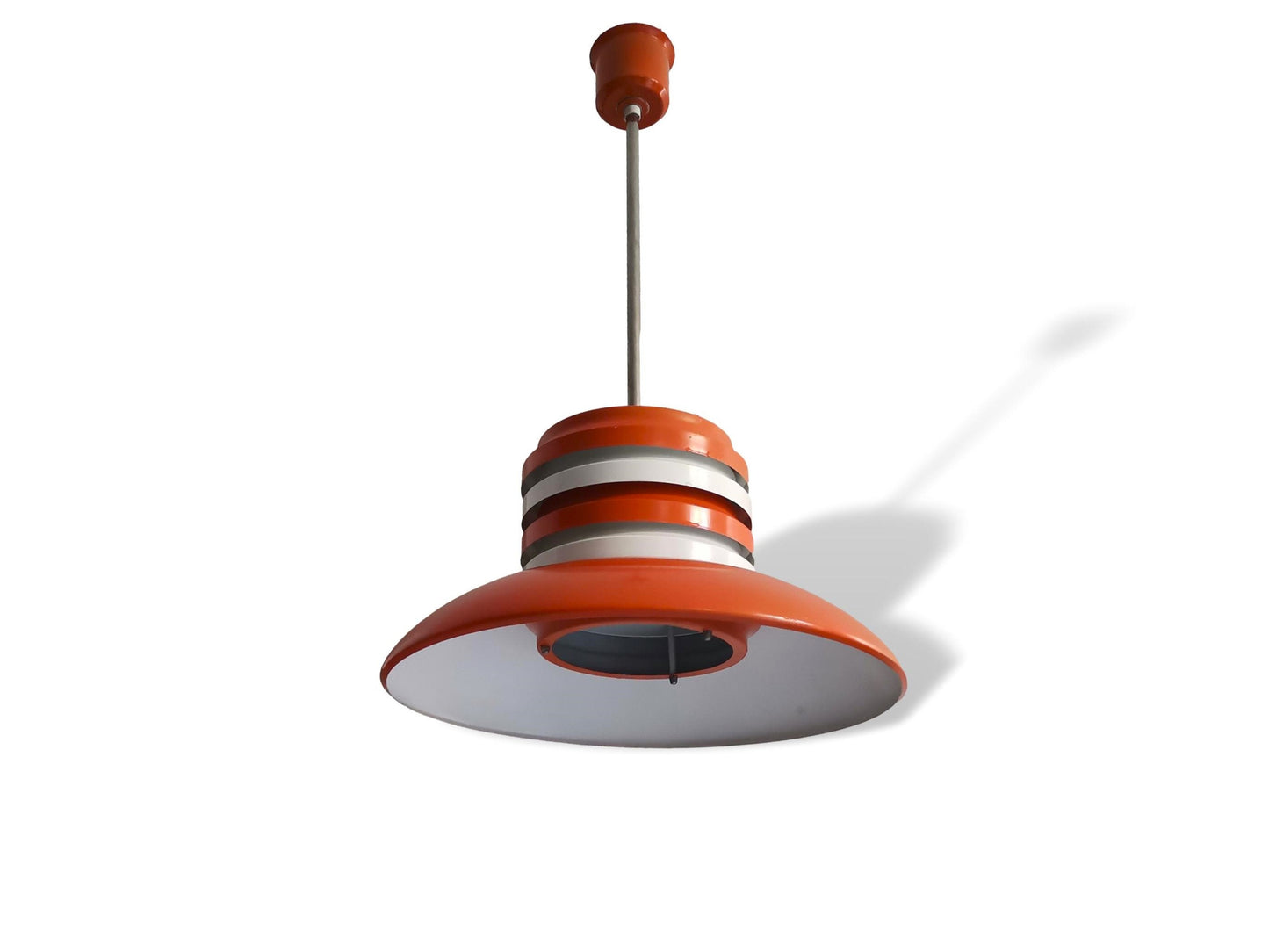 Large orange light fixture