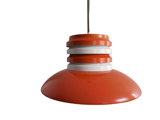 Large orange light fixture