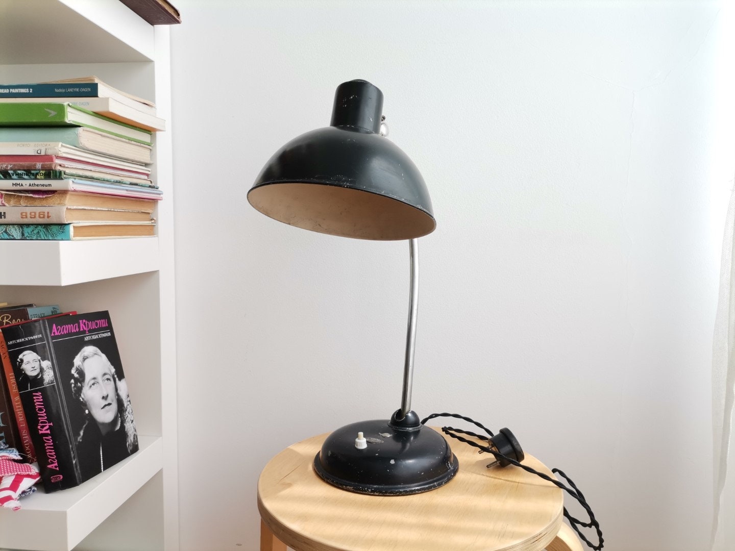 Portuguese Bauhaus swan neck SACOR desk lamp Kaiser Idell style