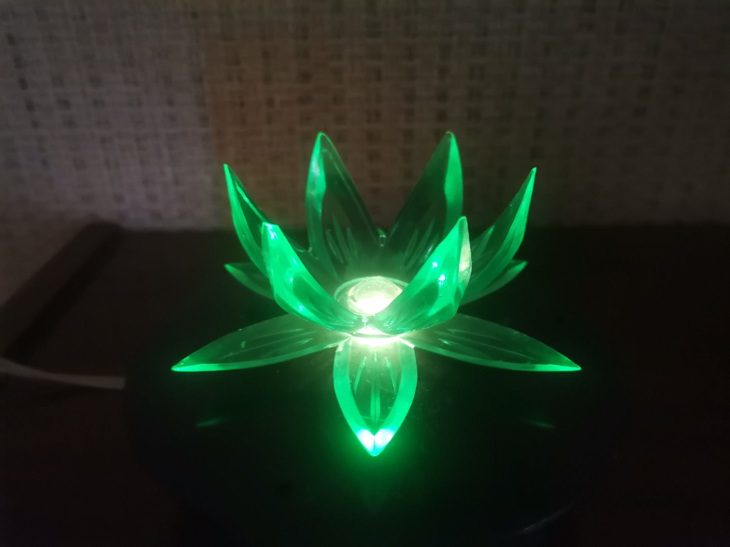Green Lotus night light