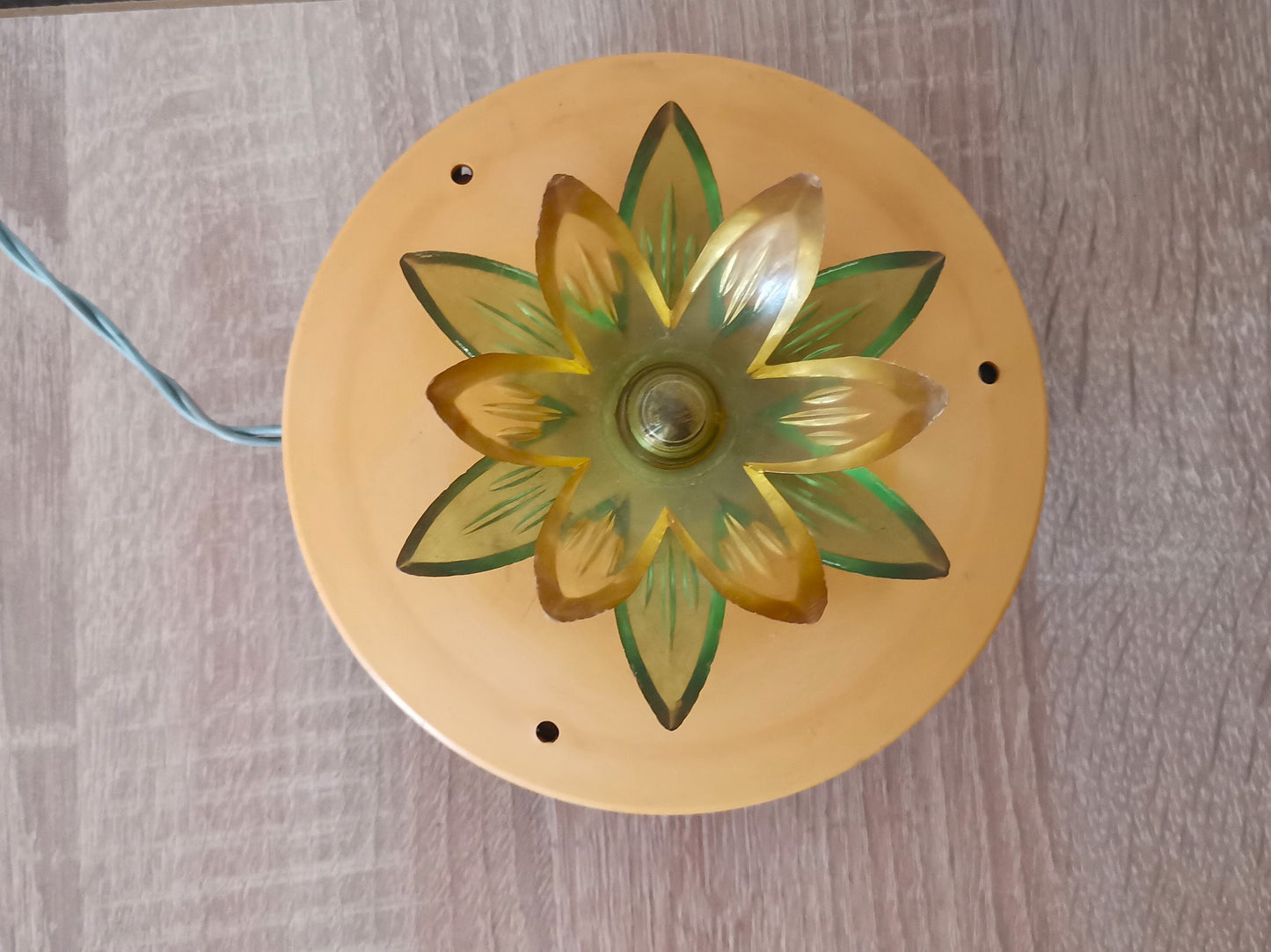 Yellow Water Lily Lotus night light