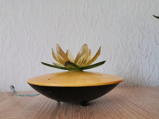 Yellow Water Lily Lotus night light