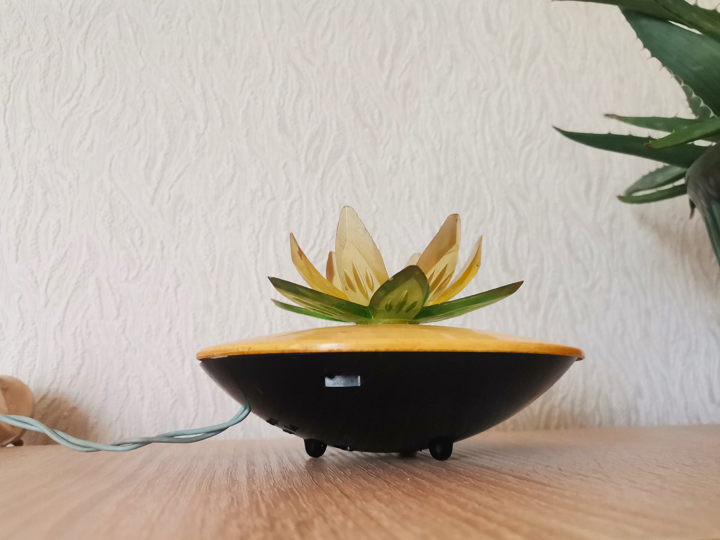 Yellow Water Lily Lotus night light