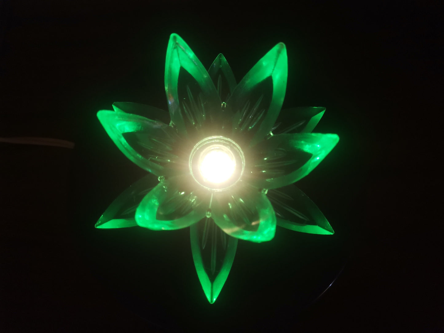 Green Lotus night light