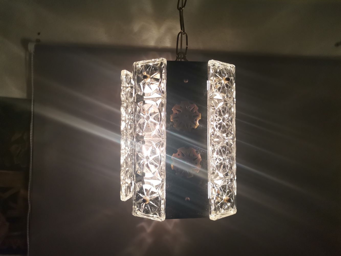 Brutalist hanging light