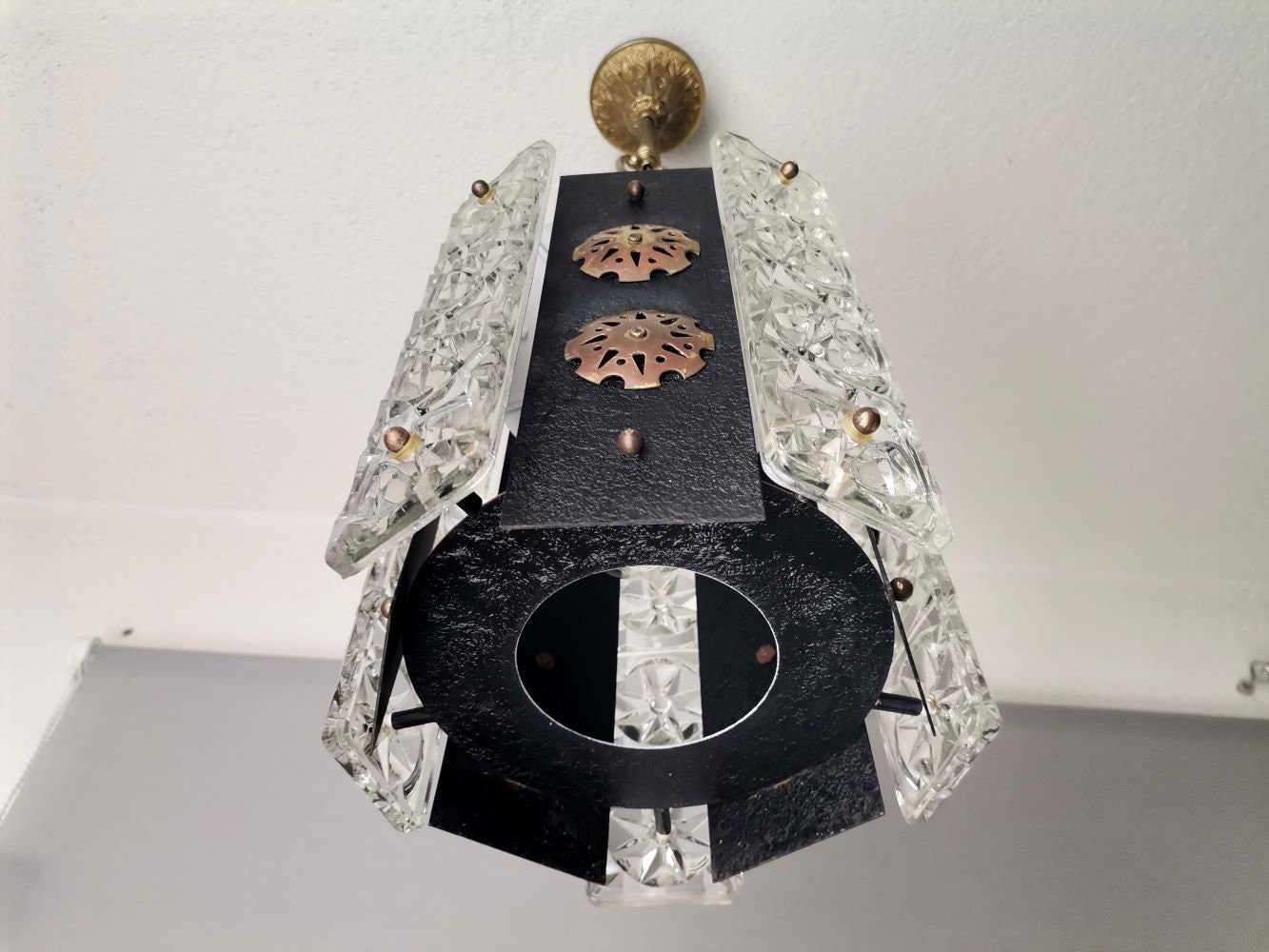 Brutalist hanging light