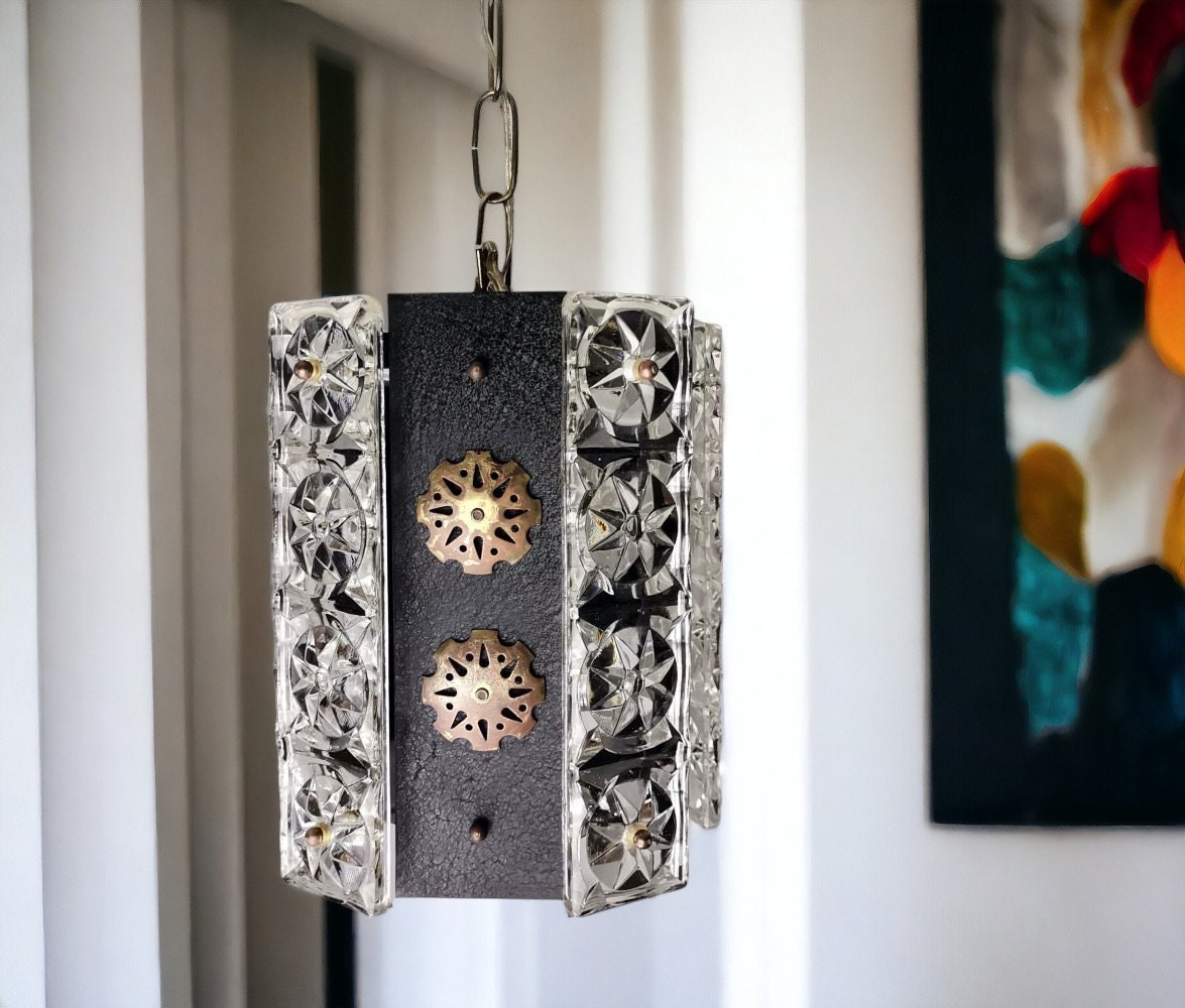 Brutalist hanging light