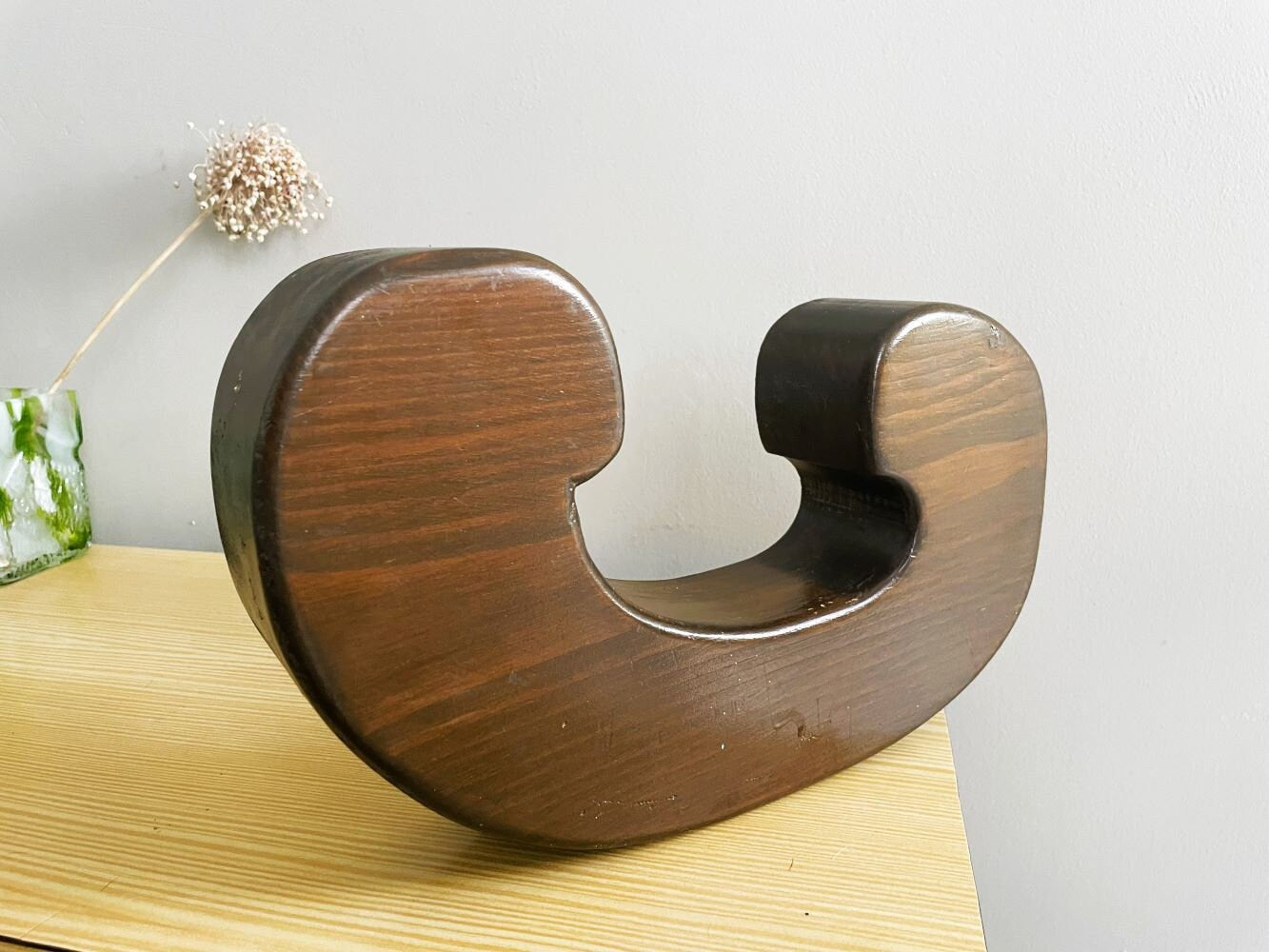 Wooden signage letter C