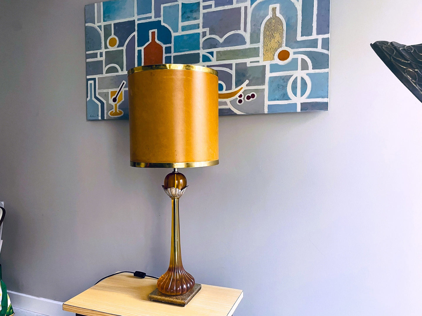 Large Regency style table lamp