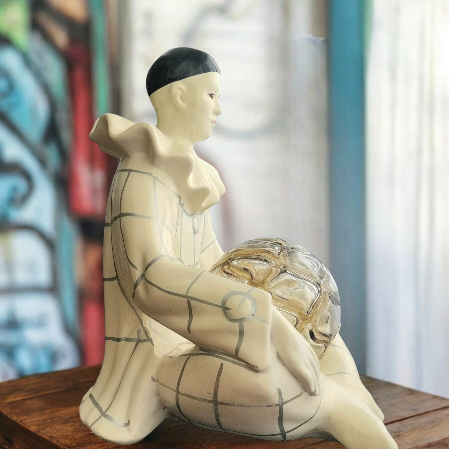Art Deco Pierrot table lamp