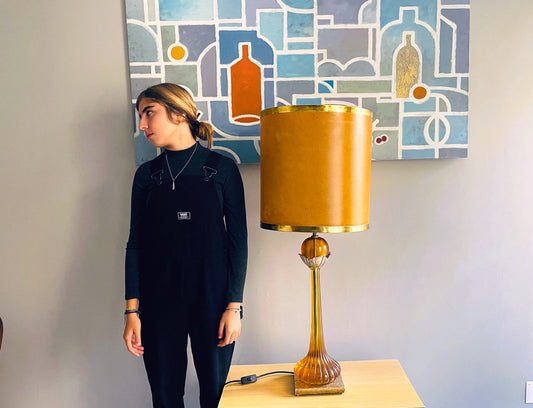 Large Regency style table lamp