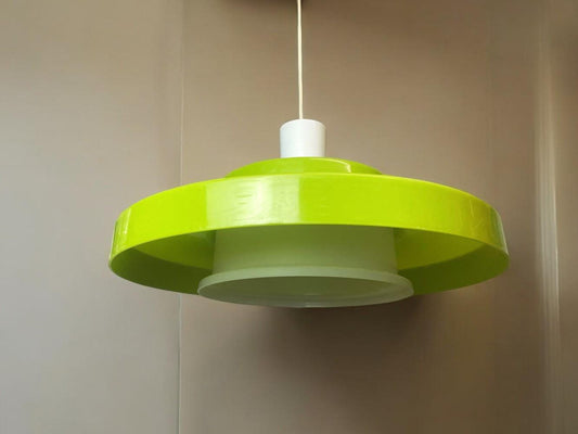Large green pendant lamp