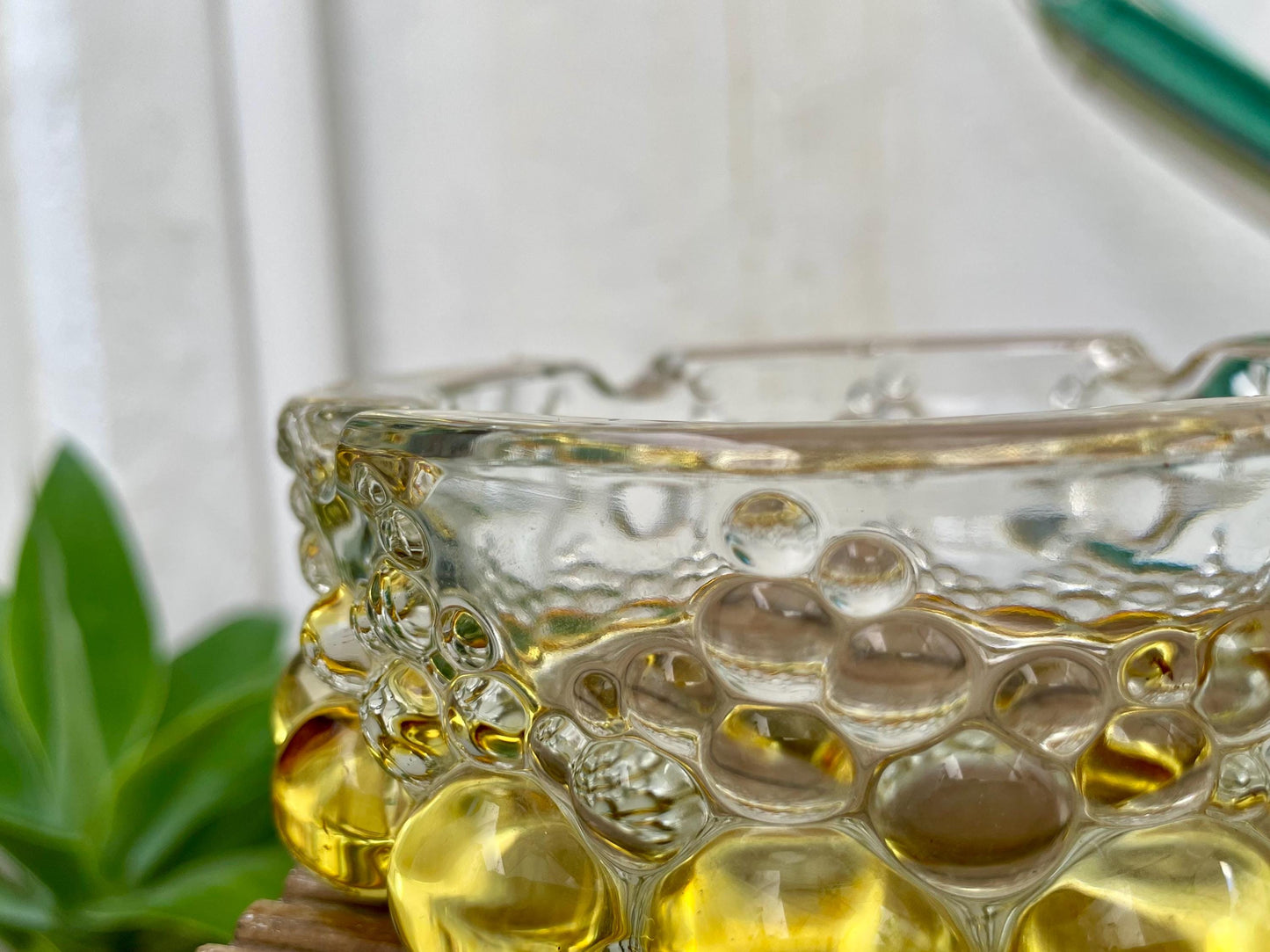 Vintage glass ashtray