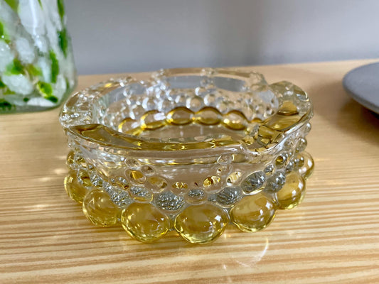Vintage glass ashtray