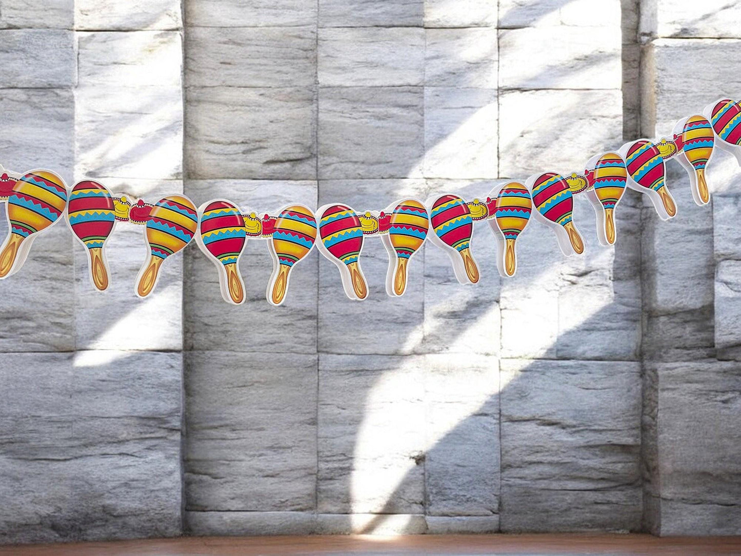 Party garland Mexican maraca Pack of 5