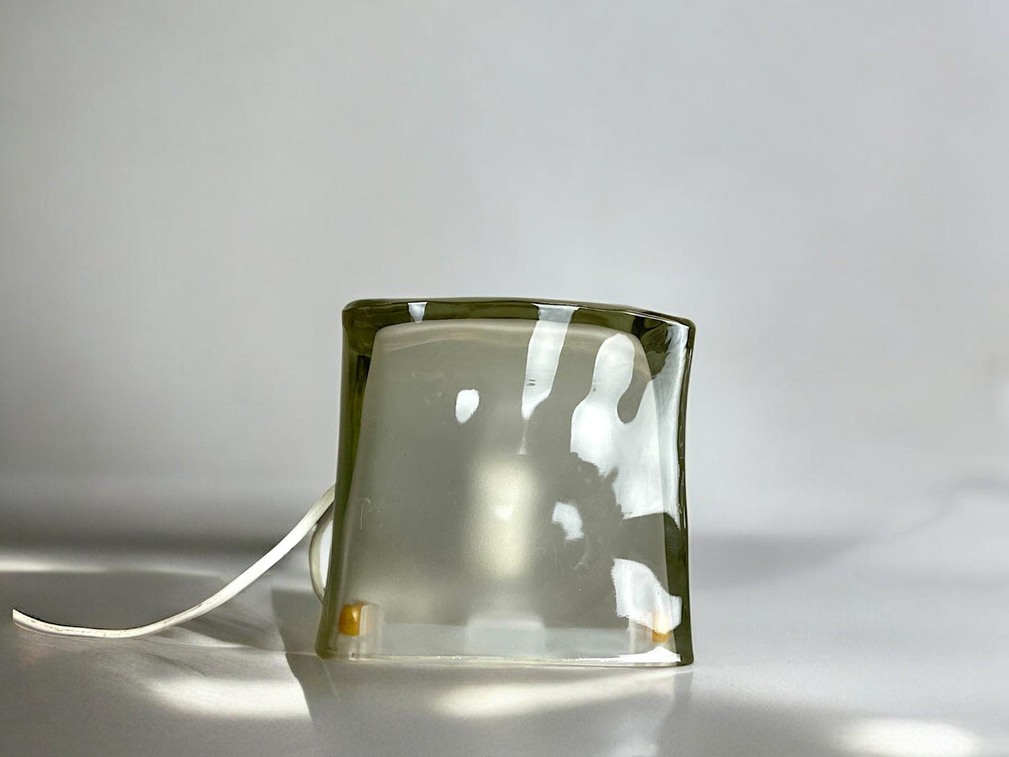 Glass table lamp for table led lights IKEA IVIKEN cube